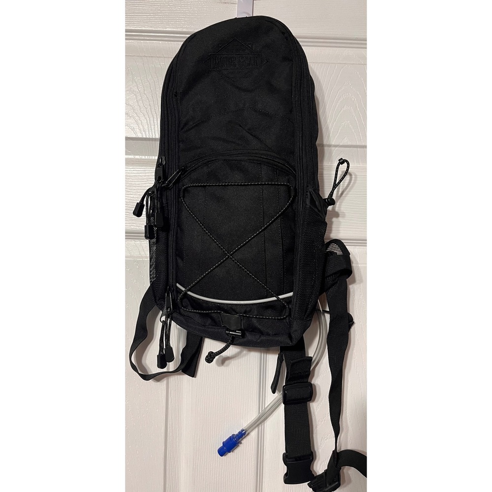 Guide Gear Hydration Backpack Black 1.5L Water Bladder Hiking Cycling Bag